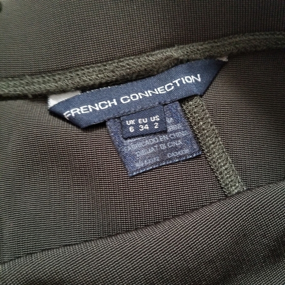 French Connection Forest Green Ebony Skirt New 2 - Picture 6 of 11